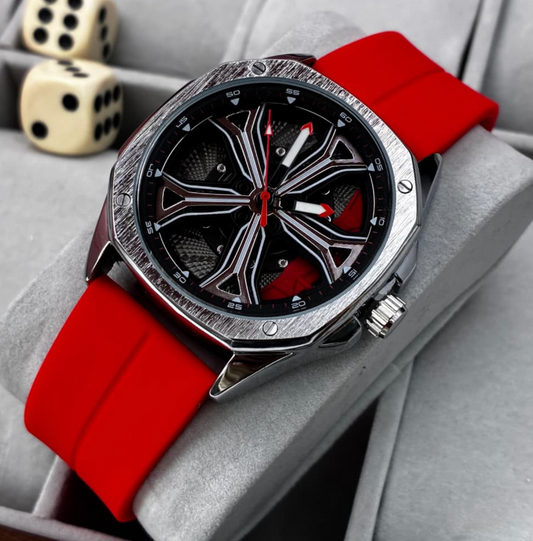 RELOJ RIN GIRATORIO -BROCHE MAGNÉTICO